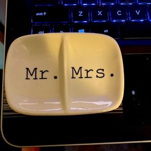 Mr. and Mrs. ring dish